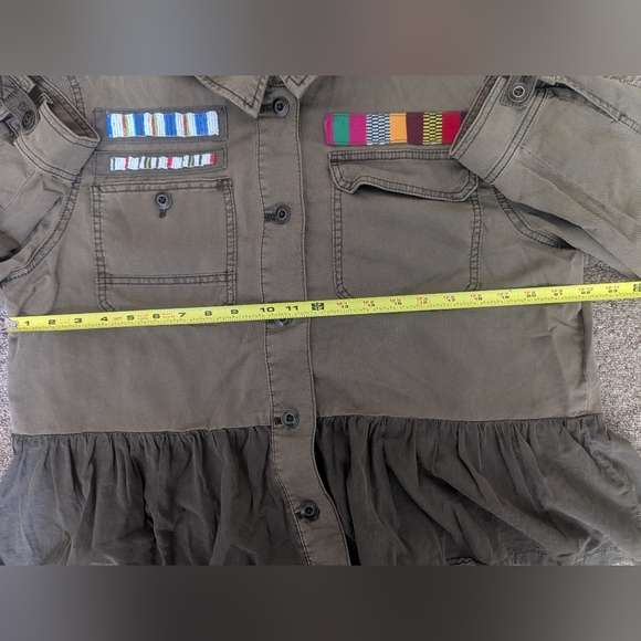 Anthropologie Brown Jacket with Colorful Accents - Picture 4 of 7